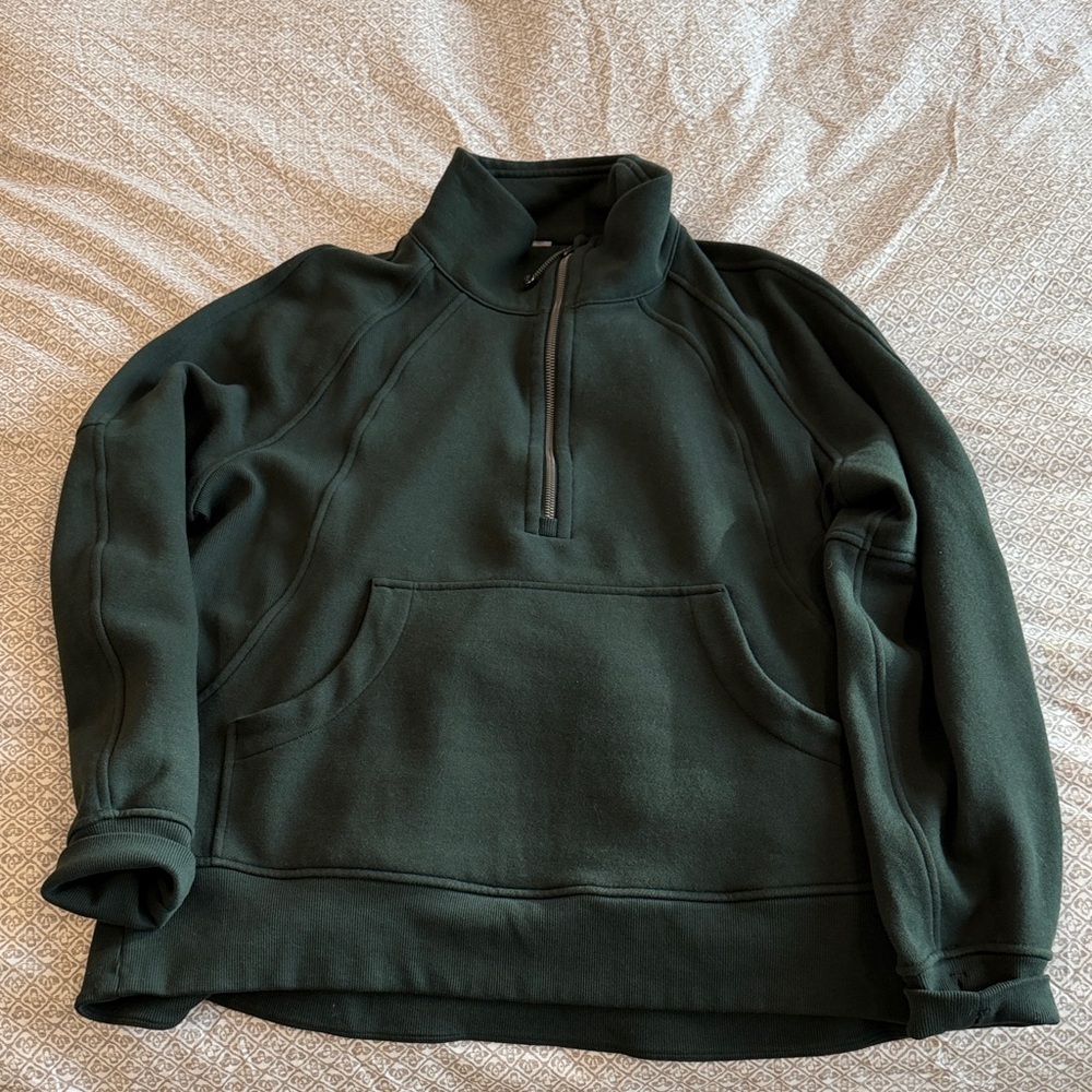 Lululemon woman’s over-sized funnel neck half zip long